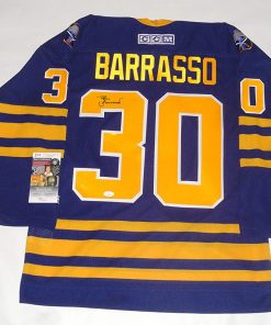 B08VWKVMC3 TOM BARRASSO SIGNED VINTAGE BUFFALO JERSEY JSA COA