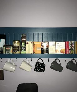 B08SHKJ3DF Mug Rack Coffee Bar, Container Storage and DIsplay