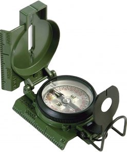B001W2CJX6 Cammenga Official US Military Tritium Lensatic Compass, Accurate Waterproof Hand Held Compasses with Pouch for Hiking Camping Navigation Survival Backpacking Orienteering