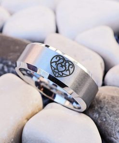 B08X3YPS58 Legend of Zelda Wedding Ring, Zelda and Link Engagement Ring Videogame Wedding Band, Gamer Engagement Ring, Videogame Ring
