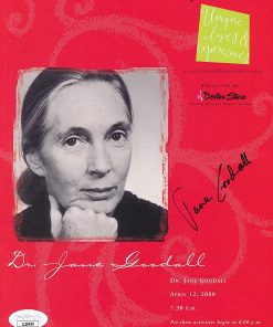 B08VF8J121 Dr. Jane Goodall Anthropologist Signed/Autographed Program JSA 157608