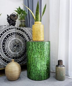 B08TQKNF8F Vdecor side table, end table, sofa table, living room table, night stand, book stand, tables for living room, sofa tables, round accent table, accent table, round end table