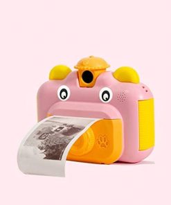 B08X71YZB1 LKYBOA Children's Digital Camera Can Take Pictures and Printable High-Definition Student Polaroid Small SLR Toy Girl Day Gift (Color : A)