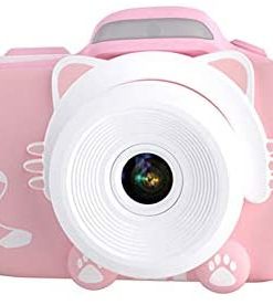 B08X6RVSP2 LKYBOA Children's Camera Digital Camera SLR Mini Cartoon HD Camera 6-7 Years Old 9 Gifts (Color : A)