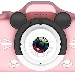 B08X6P45PS LKYBOA Camera Children Can Take Pictures Dual Camera Small Gifts Student Toys Pixel Front and Rear Girl Print Digital (Color : A)