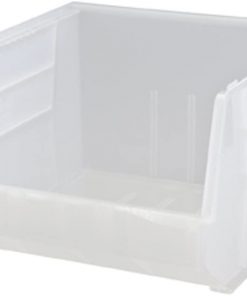 B0051XS2A6 Quantum QUS270CL Ultra Stack and Hang Bin, 18" Length x 16-1/2" Width x 11" Height, Clear, Pack of 3