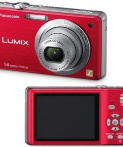 B00395Y9SC Panasonic Lumix DMC-FH3 14.1 MP Digital Camera with 5x Optical Image Stabilized Zoom and 2.7-Inch LCD (Red)