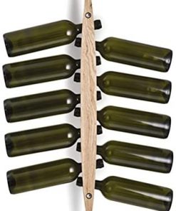 B002S4IBCK Legnoart Enoteca 10-Bottle Ash Wood Wall Rack, Natural