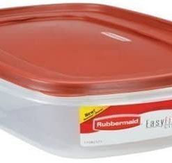 B002YHXZFO Rubbermaid 1777163 24 Cup Rectangle Easy Find Lid Food Storage Container