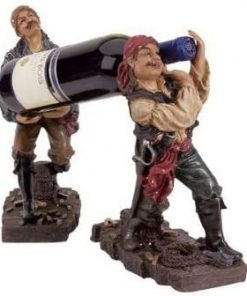 B0047VNIBG HS Two Pirates Nautical Wine Bottle Holder