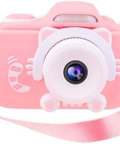 B08S6LHNYX BJYC Mini Children's Camera with 32GB Memory Card, 2 inches IPS Screen, high-Definition 1080P Shockproof Children's Camera, Suitable for Christmas/Birthday Party Gifts for Boys and Girls Aged 3-12