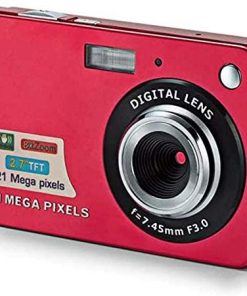 B08TWD7PZ6 2.7" LCD Rechargeable HD Digital Camera Video Camera Digital Students Cameras,Indoor Outdoor for Adult/Seniors/Kid,B?Lack (Color : A ed)