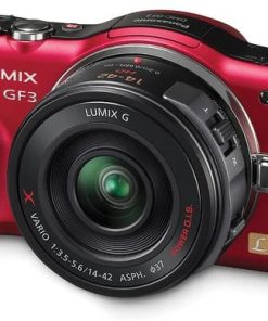 B008TTJMYY Panasonic DMC-GF3 (Red) 14mm + 14-42 X PZ Lens