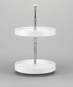 B003NGRX3A 18in Full Round Polymer Lazy Susan Set Almond