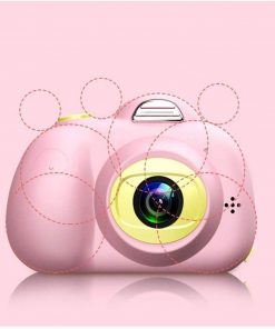 B08X4TH1TD LKYBOA Children's Digital Camera - Kids Digital Camera Kids Camera Inch Screen Portable Compact Children's Cartoon Digital Front (Color : Pink)
