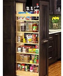 B004YVBV5E Rev-A-Shelf 448-Tp Series Wood Pullout Pantry 5" X 43-3/8"