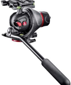 B0049F19AC Manfrotto Photo-Movie Tripod Head with Quick Release 5, Fluid Head for Camera Tripods, Compatible with DSLR Cameras, Photography Equipment for Content Creation and Vlogging