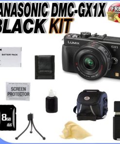 B0088Q0SIC The Panasonic LUMIX DMC-GX1X Digital Camera & G X VARIO PZ 14-42mm Lens + 8GB SDHC Memory Card + Extended Life DMW-BLD10 Battery + Deluxe Case + SDHC Card Reader + Memory Card Wallet + Accessory Saver Bundle!
