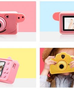 B08X4XV5GQ LKYBOA Kids Digital Camera for Boys Girls Birthday Toy Gift Selfie Camera 2 Inch Screen Digital Camera for Children with 32G Memory Card (Color : A)