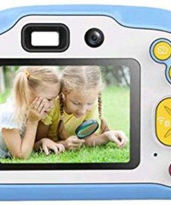 B08X4VF7B8 LKYBOA Child Camera - Children Digital Cameras 2 Inch HD Toddler Video Recorder Shockproof Selfie Kid Action Camera Birthday Toy Blue (Color : Blue)
