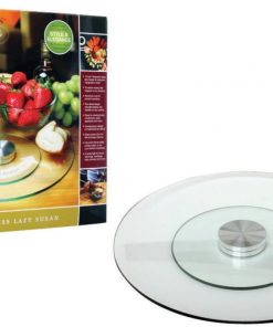 B00403SNU2 Sarah Peyton Home 12" Tempered Glass Lazy Susan