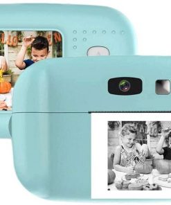 B08X4V54X1 LKYBOA Plastic Small SLR Children's Camera -Kids Camera, Camera for Kids Video Cameras Kids Digital Camera Year Old Girl with Card