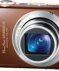 B003ZSHNF4 Canon PowerShot SD4500 IS 10 MP CMOS 10x Optical Image Stabilized Zoom with Full-HD Video and 3.0-Inch LCD Digital Camera (Brown) (OLD MODEL)