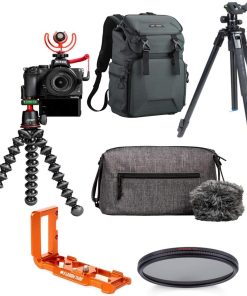 B08RMW2H14 Nikon Creator's Kit with Z 50 DX-Format Mirrorless Camera and Z DX 16-50mm f/3.5-6.3 V R Lens - Bundle with Slik Pro AL-323 BH4 Tripod Camera, Zayla Dedicated L-Bracket, K&F Concept Backpack, More