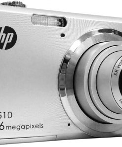 B00906DSFE HP HP-S510 16MP Digital Camera with 5x Optical Image Stabilized Zoom and 2.7-Inch LCD Screen (Silver)