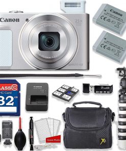 B08WHM5C6G Canon PowerShot SX620 HS 20.2MP 25X Optical Zoom Digital Camera Kit (Rose Gold) + 32GB High Speed Memory Card + Extra Battery + Professional Accessory Bundle