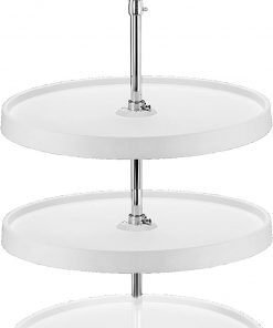 B004O85GDA Rev-A-Shelf 18" Full Circle 3-Shelf Lazy Susans, White