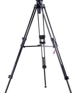 B003Z65Y6Q Acebil i-605DX 2-Stage Compact, Lightweight Aluminum Video Tripod with #605, 65mm Ball Leveling Head, 59" Maximum Height, Holds Up to 6.6lbs