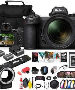 B08RZCVPTD Nikon Z 7II Mirrorless Digital Camera 45.7MP with 24-70mm Lens (1656) + FTZ Mount + 64GB XQD Card + EN-EL15c Battery + Corel Software + Case + Color Filter Kit + More - International Model (Renewed)