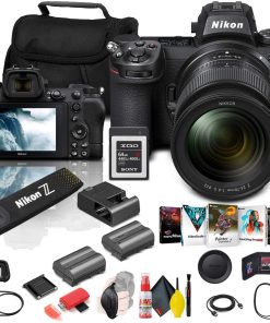 B08RZCK3F6 Nikon Z 6II Mirrorless Digital Camera 24.5MP with 24-70mm f/4 Lens (1663) + 64GB XQD Card + ENEL15c Battery + Corel Software + Case + Cleaning Set + More - International Model (Renewed)