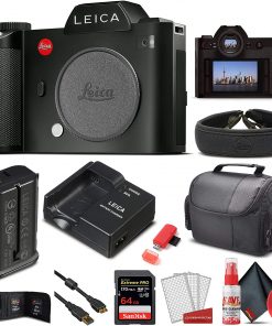 B08RJ791F1 Leica SL (Typ 601) Mirrorless Digital Camera (10850) + 64GB Extreme Pro Card + Card Reader + Case + Cleaning Set + Memory Wallet - Starter Bundle