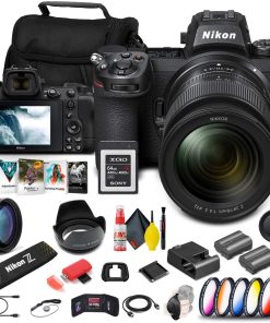 B08RZD5621 Nikon Z 6II Mirrorless Digital Camera 24.5MP with 24-70mm f/4 Lens (1663) + 64GB XQD Card + ENEL15c + Corel Software + Case + Filter Kit + Telephoto Lens + More - International Model (Renewed)