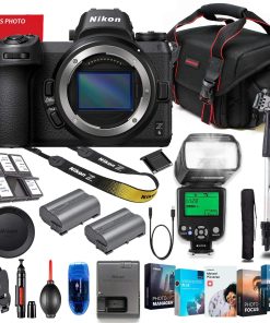 B08WJJXPCJ Nikon Z6 Mirrorless Digital Camera (Body Only) Bundle + Premium Accessory Bundle Including TTL Flash, Extra Battery, Photo/Video Software Package, Shoulder Bag & More