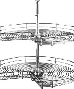 B0042Q9QJE Rev-A-Shelf 32" Kidney Chrome 2-Shelf Lazy Susans