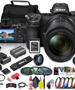 B08RZC1NBS Nikon Z 6II Mirrorless Digital Camera 24.5 MP with 24-70mm f/4 Lens (1663) + 64GB XQD Card + Corel Software + Case + Color Filter Kit + Telephoto Lens + More - International Model (Renewed)