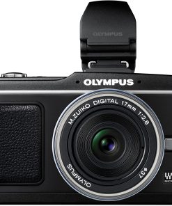 B002UXRG84 Olympus PEN E-P2 12.3 MP Micro Four Thirds Mirrorless Digital Camera with 17mm f/2.8 Lens and Electronic View Finder