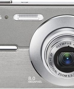 B001DFJEJE Olympus FE360 8MP Digital Camera with 3x Optical Dual Zoom (Silver)